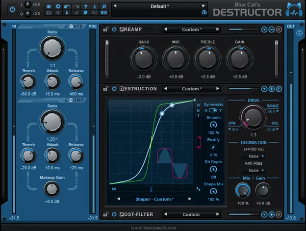 Amp Simulator — Destructor 2