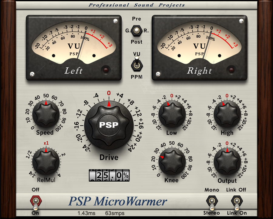 Saturation — PSP MicroWarmer