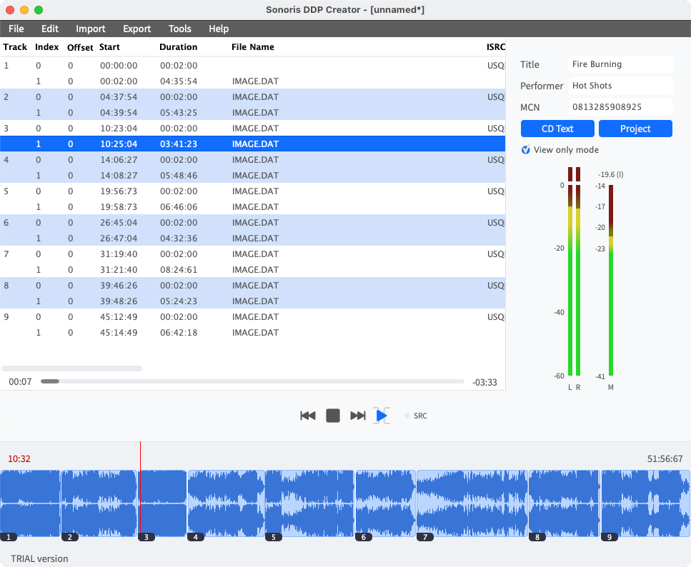 Mastering — DDP Creator Pro